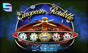 1xEuropean Roulette